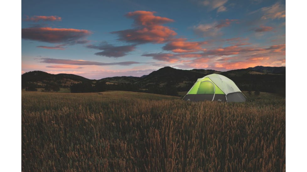Coleman spenglen 6-Person Instant Dome Tent, Gray / Green 2000018245