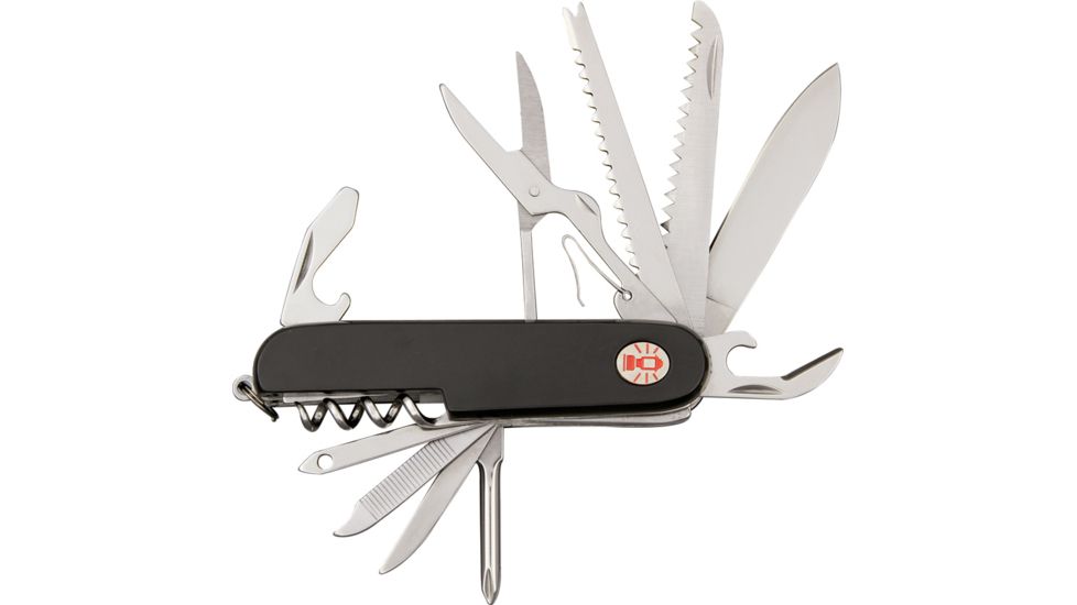 Coleman Take-A-Hike II Folding Knife,Stainless Drop Point, Black Anodized Aluminum Handle CMN1018