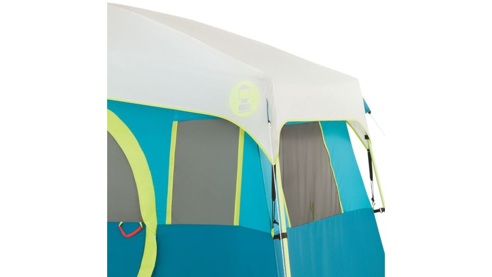 Coleman Tenaya Lake 6-Person Cabin Tent W/ Cabinets, Blue, 13 x 7 ft 2000018142