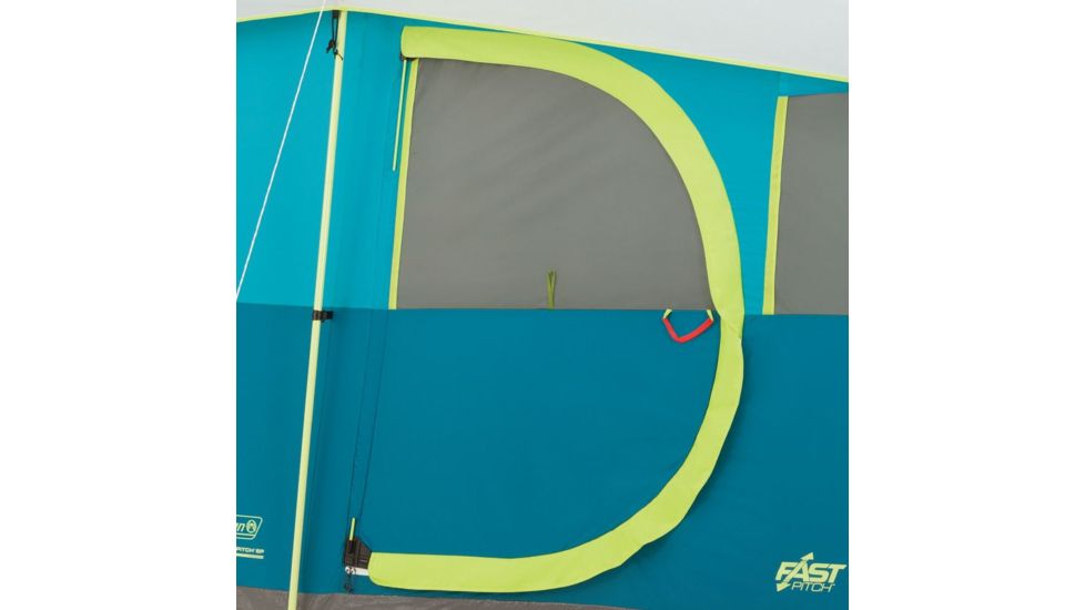 Coleman Tenaya Lake 6-Person Cabin Tent W/ Cabinets, Blue, 13 x 7 ft 2000018142