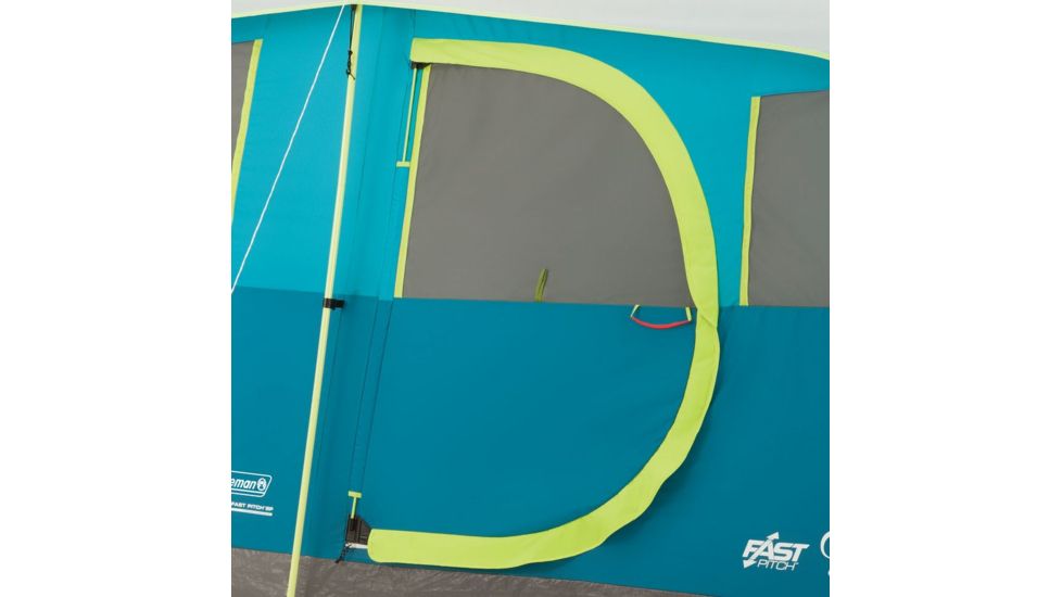 Coleman Tenaya Lake 8-Person Fast Pitch Cabin Tent W/ Closet, Blue, 13 x 9 ft 2000018088