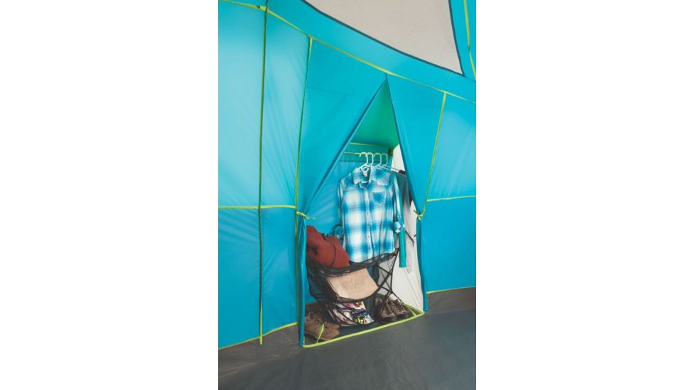 Coleman Tenaya Lake 8-Person Fast Pitch Cabin Tent W/ Closet, Blue, 13 x 9 ft 2000018088