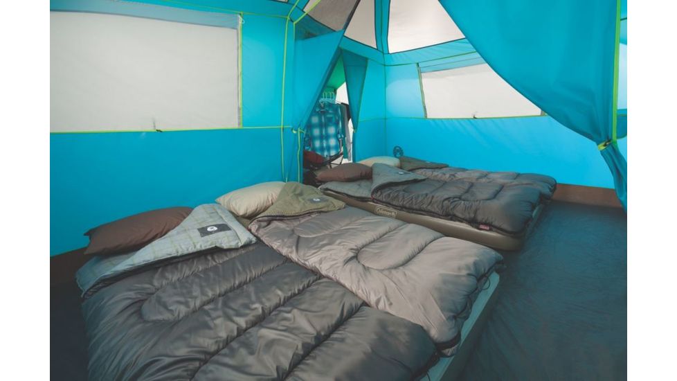 Coleman Tenaya Lake 8-Person Fast Pitch Cabin Tent W/ Closet, Blue, 13 x 9 ft 2000018088