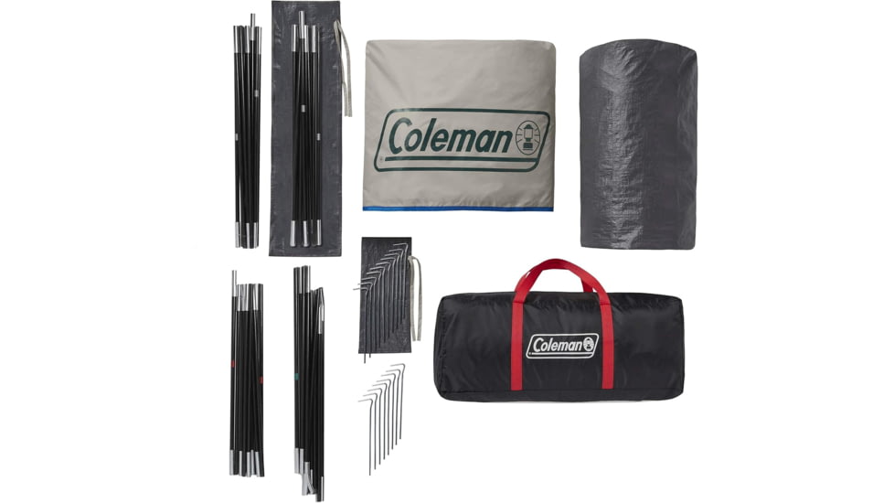 Coleman Tent 4 Person Screened Cabin Evergreen, 2000035607