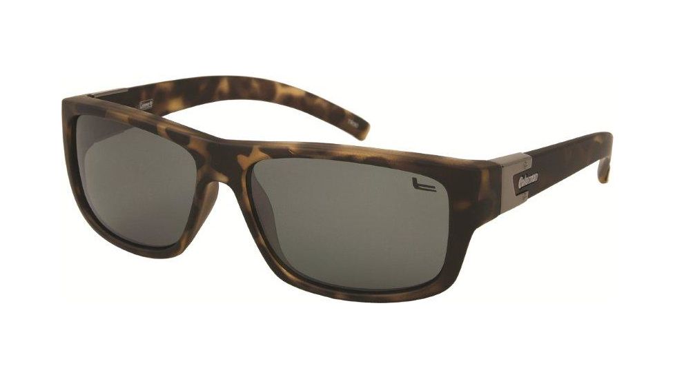 Coleman TR90 Fashion 6505 Single Vision Prescription Sunglasses - Brown Tortoise Shell Frame CC2 6505-C2RX