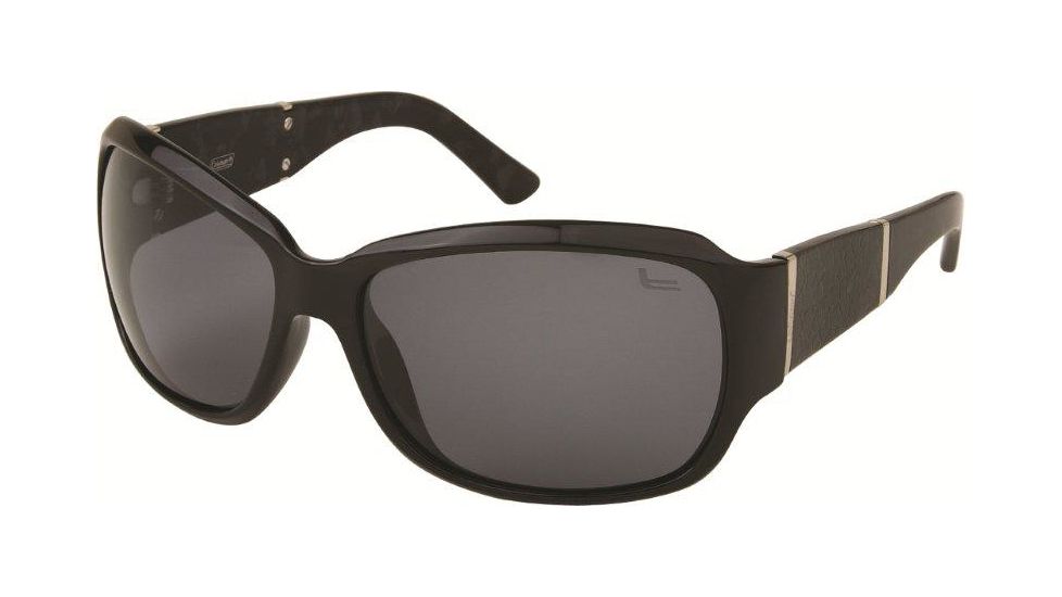 Coleman TR90 Fashion 6519 Single Vision Prescription Sunglasses - Black Frame CC2 6519-C1RX