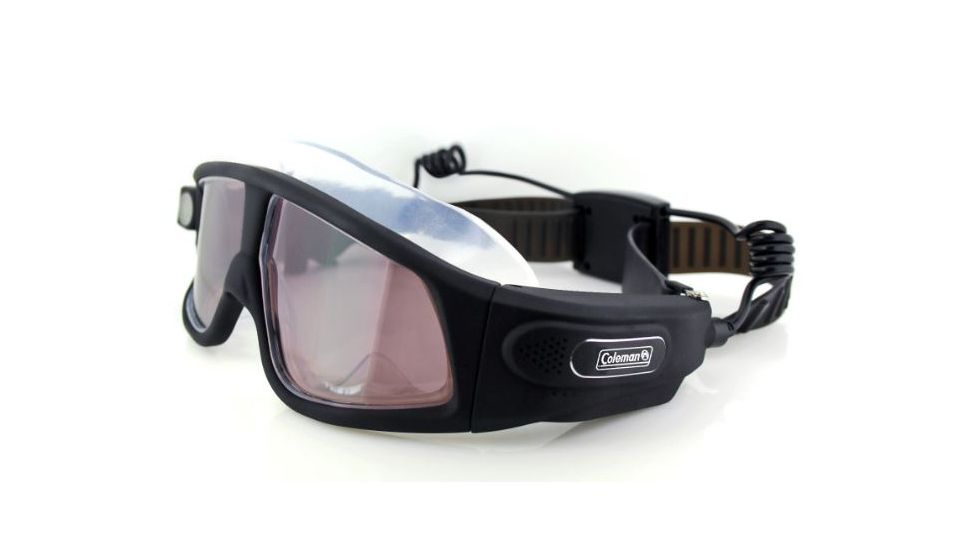Coleman VisionHD 1080p HD / 5.0 MP Wearable POV Digital Camera &amp; Video Underwater Goggles, Black G7HD-SWIM