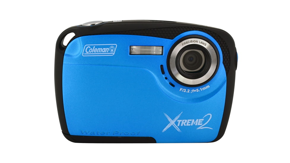 Coleman Xtreme2 16.0 MP / HD Underwater Digital &amp; Video Camera, Waterproof to 10 ft, Blue C12WP-BL