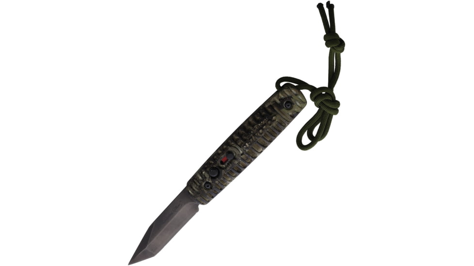 Colonial Auto Ranger Button Lock Automatic Folding Knives 2.75in, Black Oxide Coated Stainless Tanto Blade, Mossy Oak Camo Polymer Handle, COL116