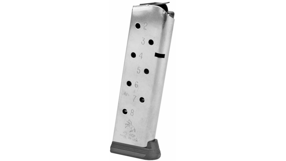 Colt 1911 Govt/Commander Handgun Magazine Stainless with Base Pad .45 ACP 8/rd 2E49049F, CXSP300555RP