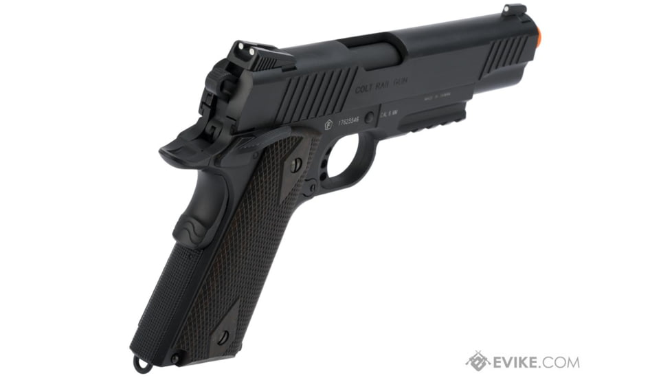 Colt 1911 Rail Gun CO2 Blowback Full Metal, Black 180524