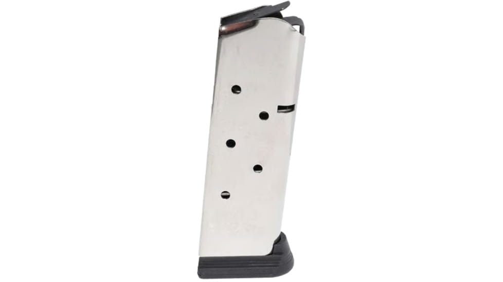 Colt 1912 Combat Officer .45 ACP 7 Rounds Pistol Magazine Stainless w/Bumper, Steel, 7, SP300797-RP