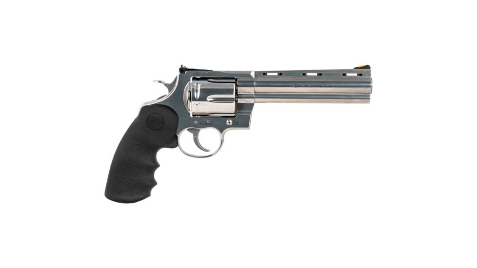 Colt Anaconda Revolver, .44 Remington Magnum, 6in Barrel, Adjustable Standard, Stainless Frame, Rubber Grip, 6 Round Cylinder, ANACONDA-SP6RTS