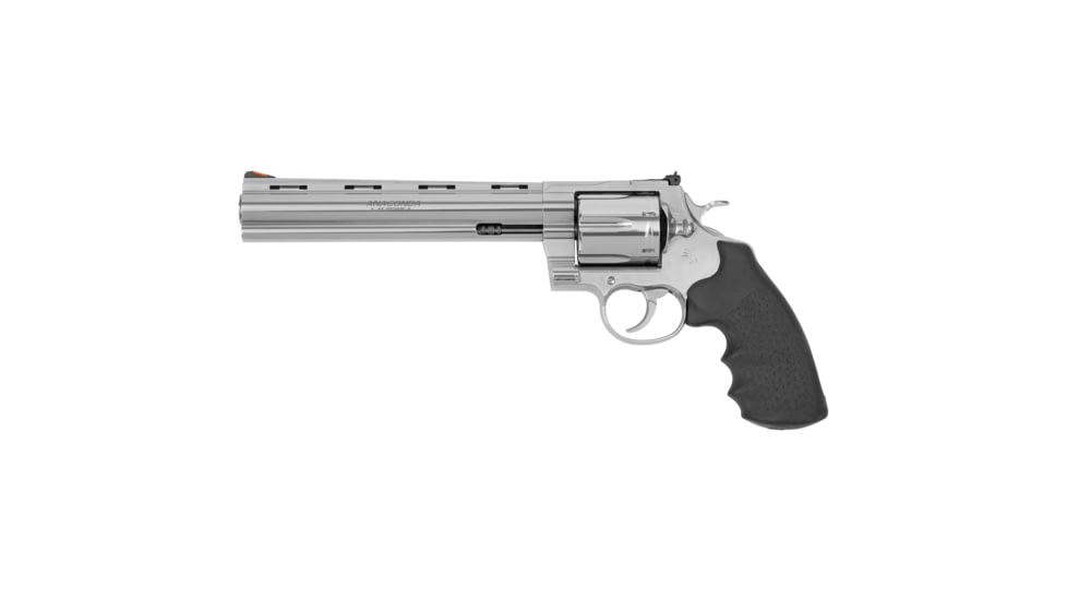 Colt Anaconda Revolver, .44 Remington Magnum, 8in Barrel, Adjustable Standard, Stainless Frame, Rubber Grip, 6 Round Cylinder, ANACONDA-SP8RTS