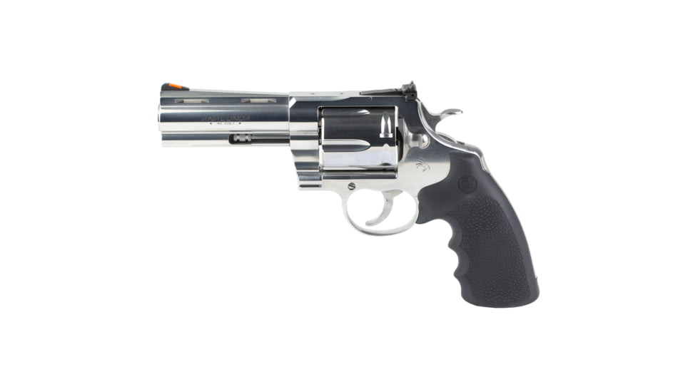 Colt Anaconda Revolver, .45 Long Colt, 4.25in Barrel, Adjustable, Stainless Frame, Rubber Grip, 6 Round Cylinder, ANACONDASP4RTS45C