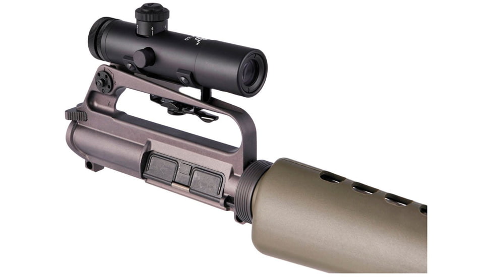 Colt AR-15 4x21mm 35mm Tube Carry Handle Rifle Scope, Fixed Focal Plane, Fine Duplex Reticle, Matte Black, RETRO4X-COLT