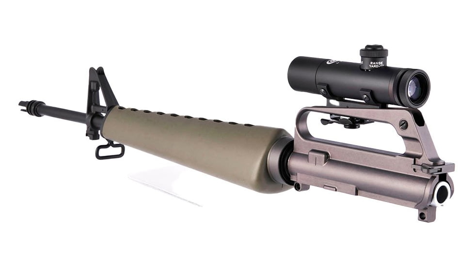 Colt AR-15 4x21mm 35mm Tube Carry Handle Rifle Scope, Fixed Focal Plane, Fine Duplex Reticle, Matte Black, RETRO4X-COLT