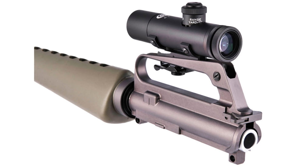 Colt AR-15 4x21mm 35mm Tube Carry Handle Rifle Scope, Fixed Focal Plane, Fine Duplex Reticle, Matte Black, RETRO4X-COLT