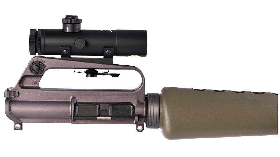 Colt AR-15 4x21mm 35mm Tube Carry Handle Rifle Scope, Fixed Focal Plane, Fine Duplex Reticle, Matte Black, RETRO4X-COLT