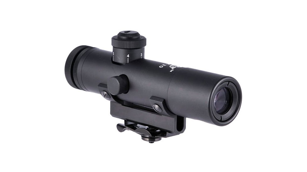 Colt AR-15 4x21mm 35mm Tube Carry Handle Rifle Scope, Fixed Focal Plane, Fine Duplex Reticle, Matte Black, RETRO4X-COLT