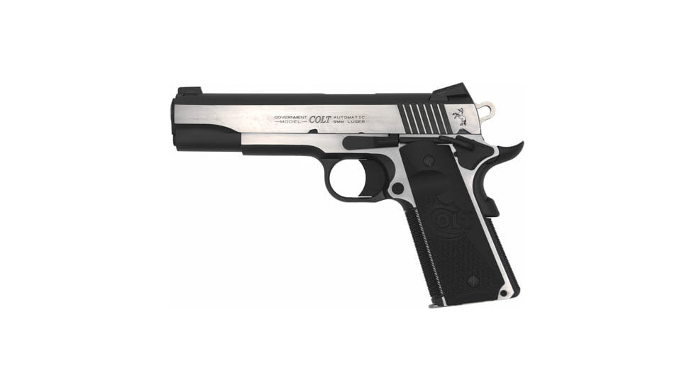 Colt Combat Elite Government Semi Auto Pistol, 9mm Luger, 5 in Barrel
