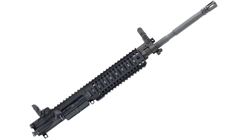 Colt Monolithic Piston AR-15 5.56x45mm NATO 14.5in Picatinny Upper Receiver, Government, Carbine Length, 1-7 Twist, 1/2x28, A2 Flash Hider, Manganese Phosphate, Black, LE6944PCK