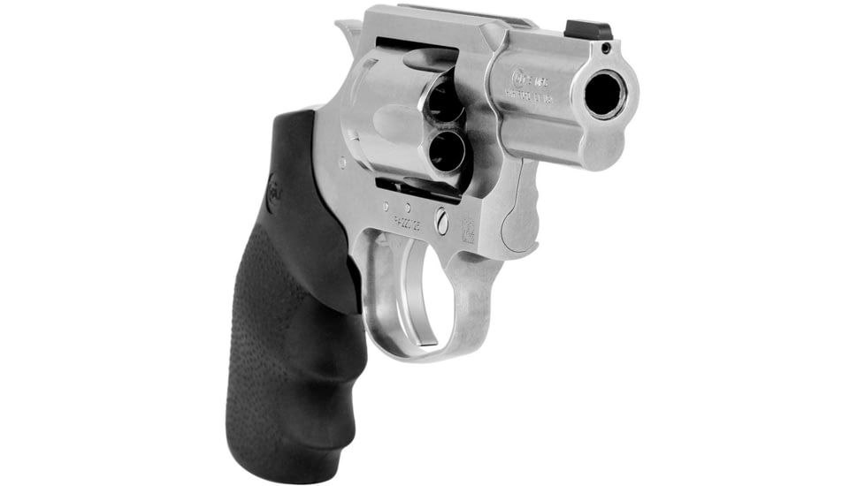 Colt Compliant King Cobra Carry Revolver, .357 Magnum/.38 Special, 2in Barrel, Fiber Optic, Stainless Frame, Rubber Grip, 6 Round Cylinder, KCOBRA-SB2BB-S