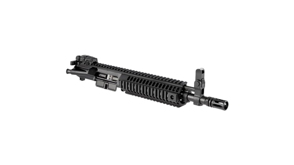 Colt Monolithic CQB AR-15 5.56x45mm NATO 10.3in Picatinny Upper Receiver, Government, Carbine Length, 1-7in Twist, 1/2x28, A2 Flash Hider, Manganese Phosphate, Black, LE6945CK