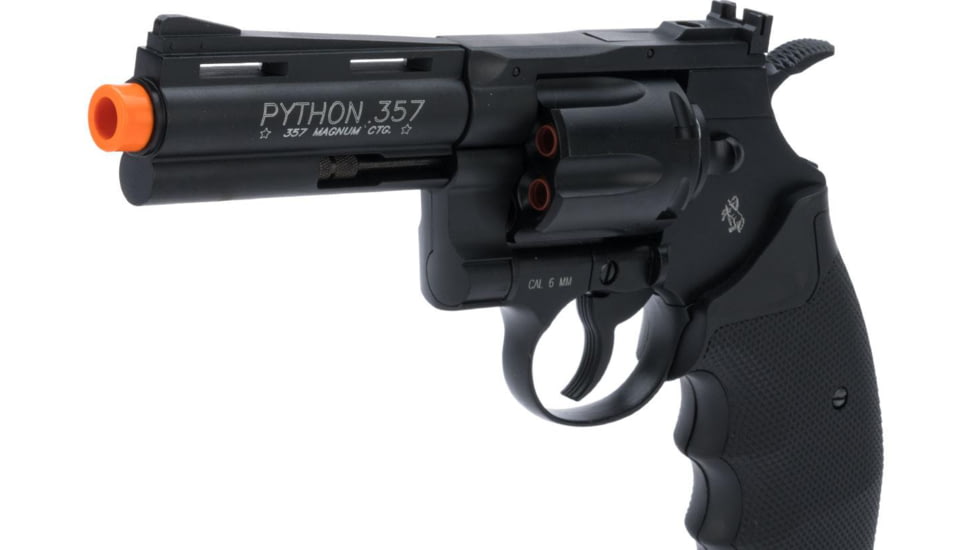 Colt Licensed Python .357 Magnum Full Metal CO2 Revolver, Length 4in, Black, Medium, 180310