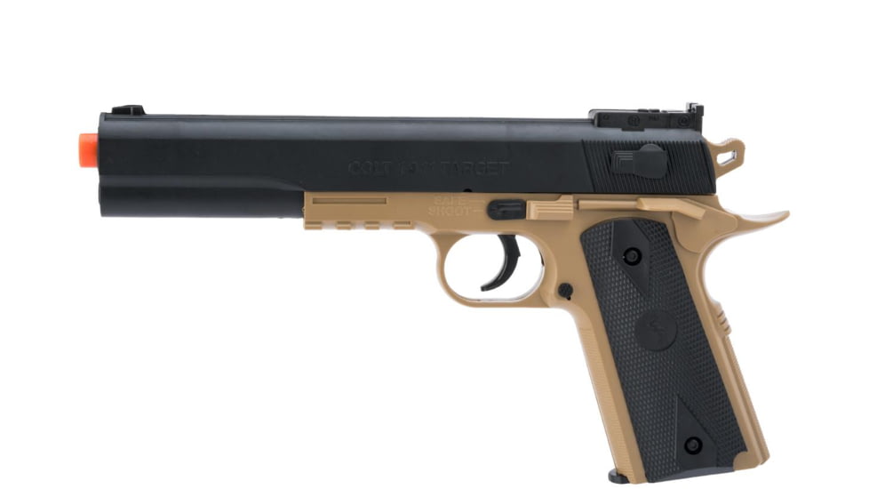 Colt SoftAir Licensed Colt 1911 Spring Pistol Target Practice Kit, Black, Small, 180191