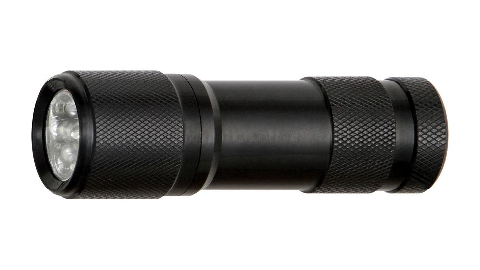 Colt Tactical Fixed Blade Fixed Blade Knife/Flashlight Combo, 4in, Black Aluminum Handle CT357