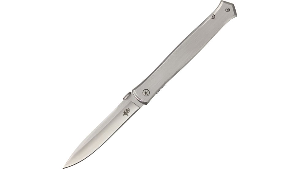 Colt Thin Man Linerlock Folding Knife, 3.75in, Stainless Blade, Brushed Aluminum Handle CT579