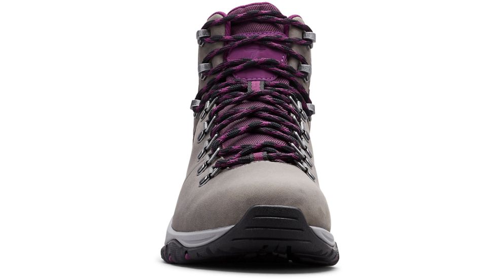 Columbia 100MW Titanium Outdry Hiking Boots - Womens, Ti Grey Steel, Black Cherry, Medium, 10, 1867861033-10