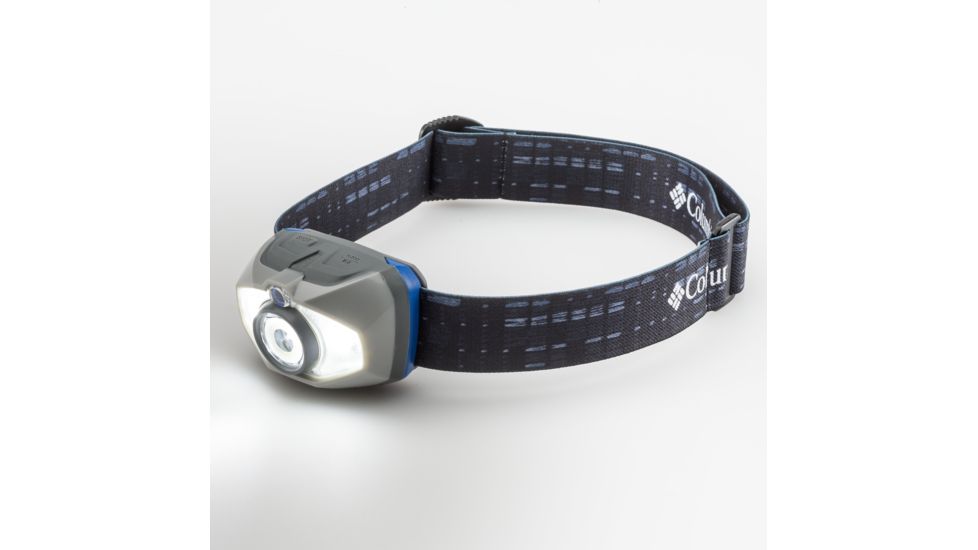 Columbia 225 Lumen Auto-Dimming Headlamp, Blue/Gray/White, 50043