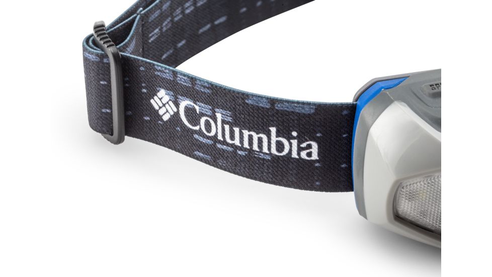 Columbia 225 Lumen Auto-Dimming Headlamp, Blue/Gray/White, 50043
