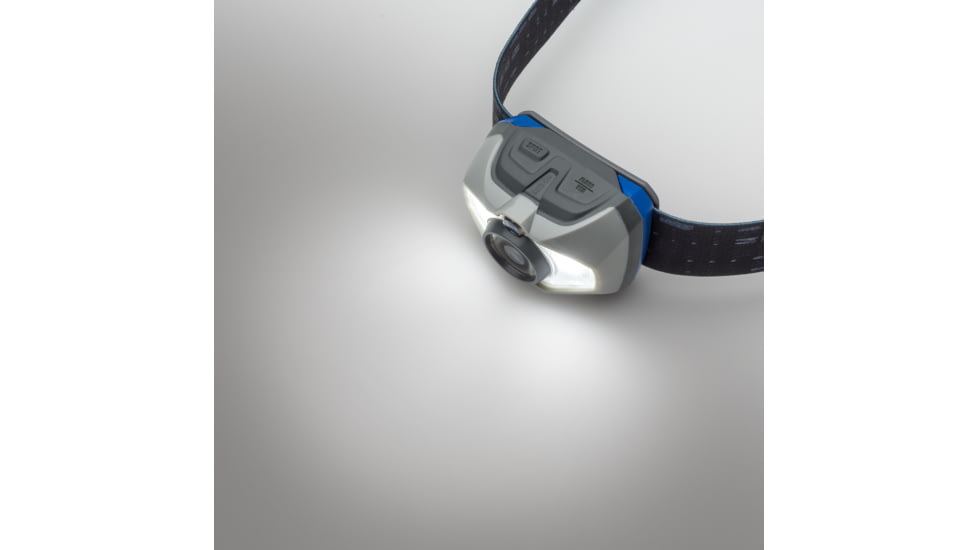 Columbia 225 Lumen Auto-Dimming Headlamp, Blue/Gray/White, 50043