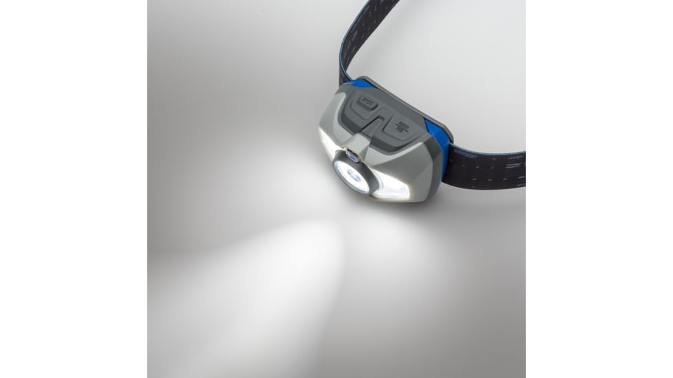 Columbia 225 Lumen Auto-Dimming Headlamp, Blue/Gray/White, 50043