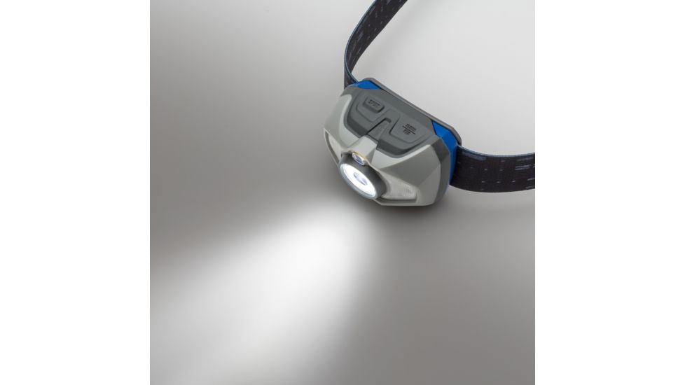 Columbia 225 Lumen Auto-Dimming Headlamp, Blue/Gray/White, 50043