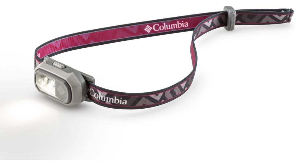 Columbia 25 Lumen Mini Headlamp, Gray/Graphite/Pink, 50041