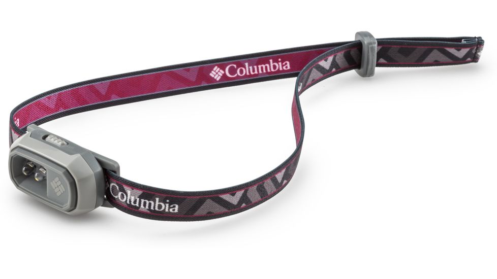 Columbia 25 Lumen Mini Headlamp, Gray/Graphite/Pink, 50041