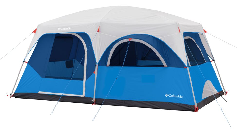 Columbia 8 Person Mammoth Creek Cabin Tent, Blue/Dark Blue/Graphite/Gray/Orange, 30639