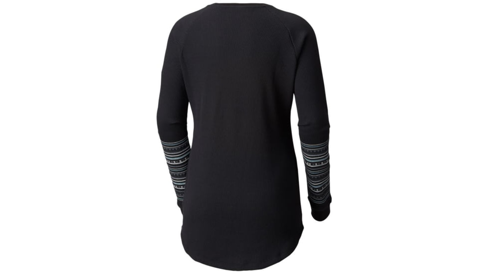 Columbia Along the Gorge Printed Crew, Black, S - Womens, 1803441010-S