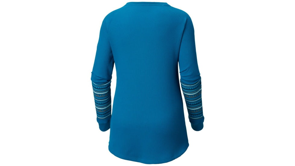 Columbia Along the Gorge Printed Crew, Lagoon, 3X - Womens, 1803442457-3X