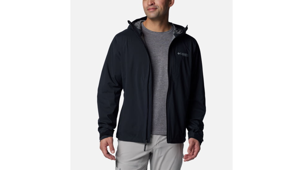 Columbia Ampli-Dry II Shell Jacket - Mens, Black, Extra Large, 2071061010-XL