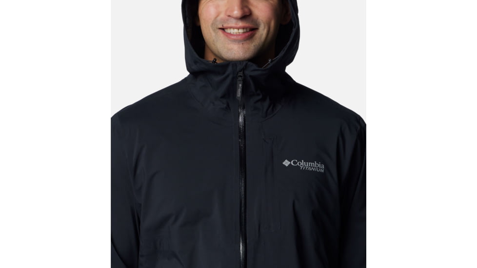 Columbia Ampli-Dry II Shell Jacket - Mens, Black, Extra Large, 2071061010-XL