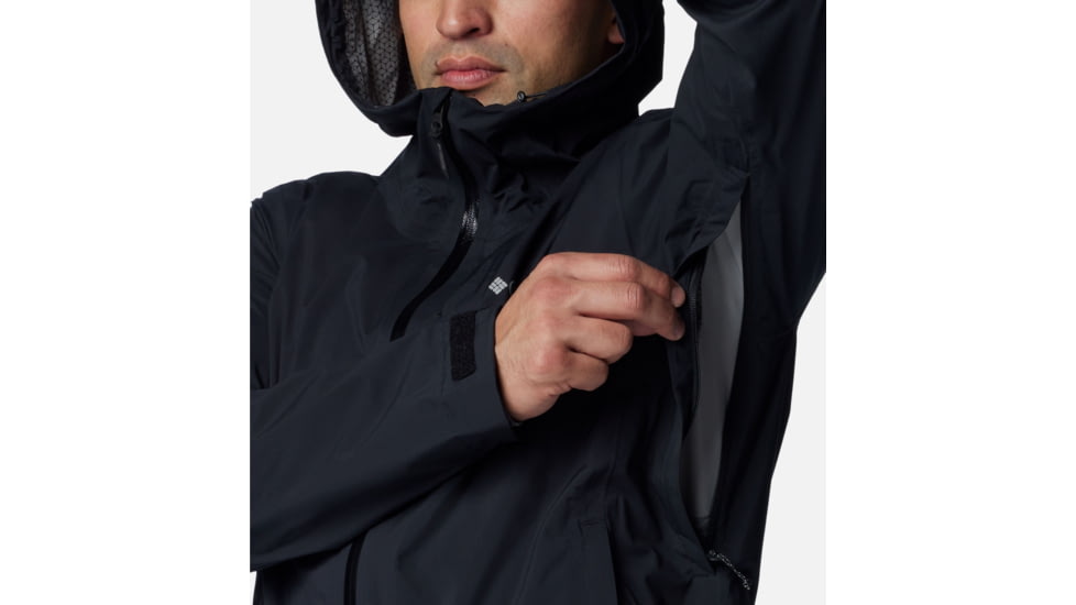 Columbia Ampli-Dry II Shell Jacket - Mens, Black, Extra Large, 2071061010-XL