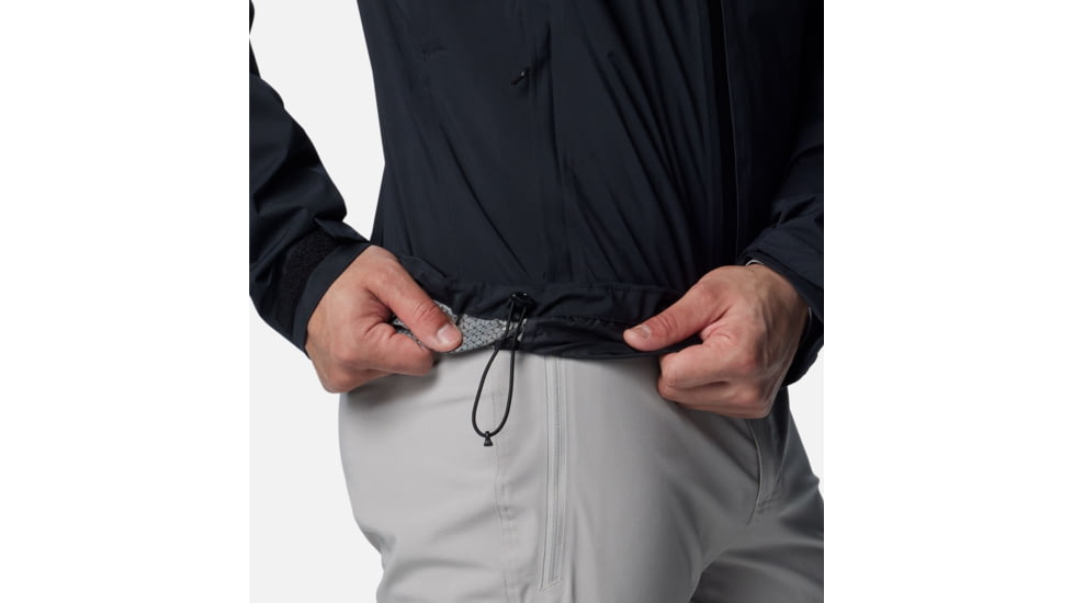 Columbia Ampli-Dry II Shell Jacket - Mens, Black, Extra Large, 2071061010-XL