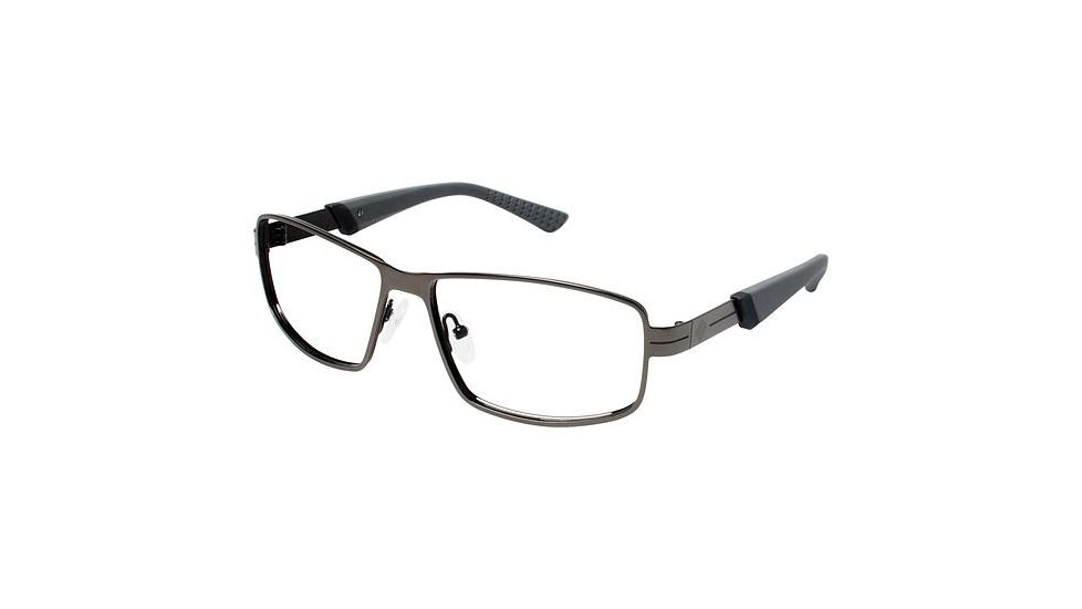 Columbia Anderson Peak Progressive Prescription Eyeglasses - Frame GUNMETAL BLACK, Size 56/14mm CBANDERSONPK01