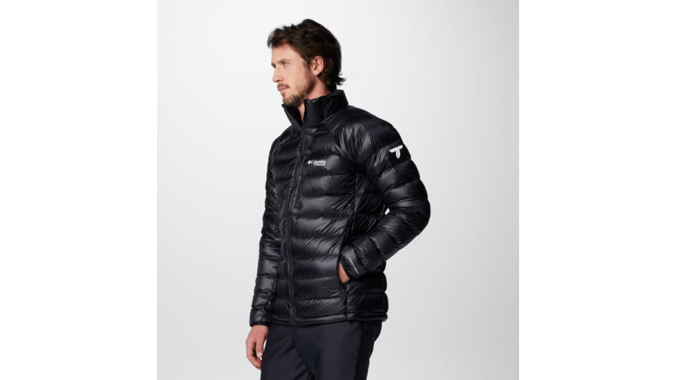 Columbia Arctic Crest Down Jacket - Mens, Black, Medium, 2088781010-M