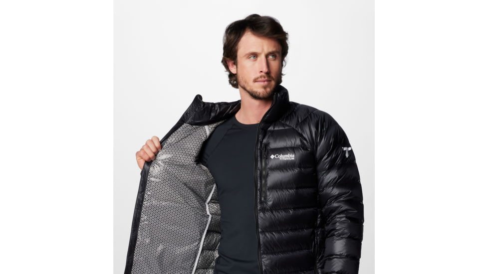 Columbia Arctic Crest Down Jacket - Mens, Black, Medium, 2088781010-M